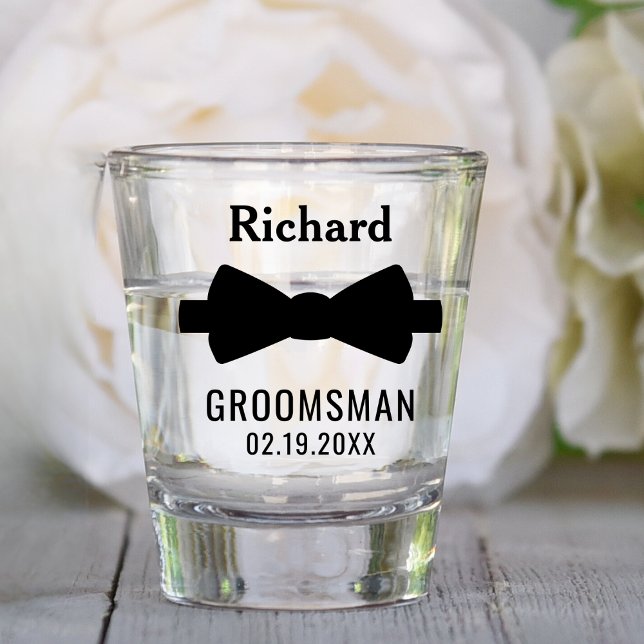 Copo De Shot Favor de despedida de solteiro de casamento modern (Criador carregado)