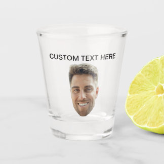 Copo De Shot Favor de festa de aniversário com rosto personaliz