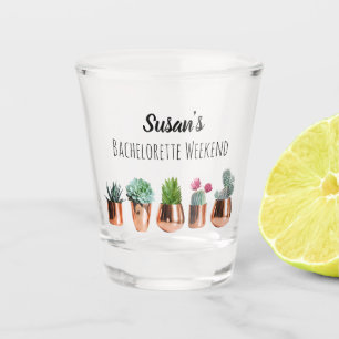 Copo De Shot Favor de Festa de Despedida de Solteira de Suculen