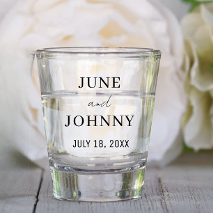 Copo De Shot Favorito De Casamento Claro Personalizado Para Con