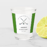 Copo De Shot Favoritos do Partido de Despedida de Golfe<br><div class="desc">Tacos de golfe simples e modernos e favoritos para festas de vidro de tiro com tiro no alvo do Golfe.</div>