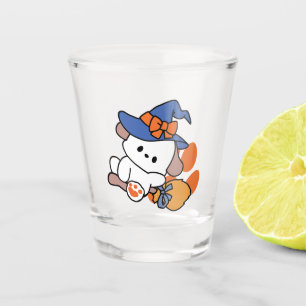 Copo De Shot Feiticeira de pata no treinamento - Cão de Hallowe