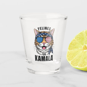Copo De Shot Felins Para A Eleição De Kamala Lady Gift