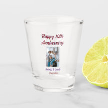 Feliz 10º aniversário foto casal d