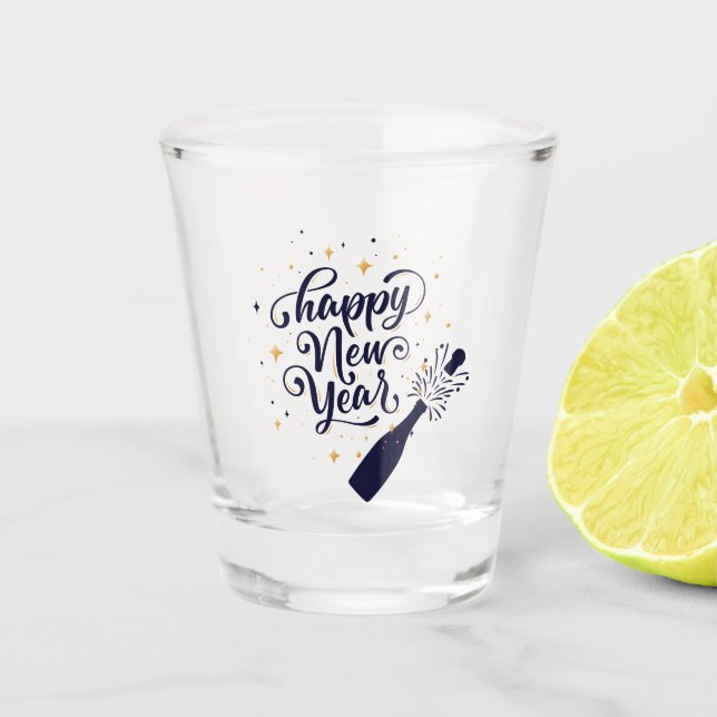 Copo De Shot Feliz ano novo (Frente)