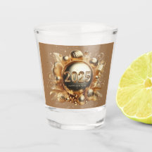 feliz ano novo de tipografia Dourada 2025