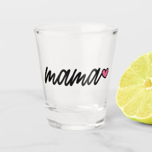 Copo De Shot feliz dia de as mães, Mãe Favorita, Dia de as m