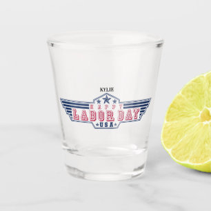 Copo De Shot Feliz Dia do Trabalho Personalizado