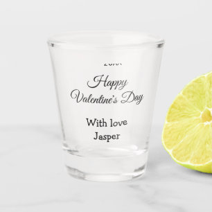 Copo De Shot Feliz dia dos namorados nome amor simples ano esti