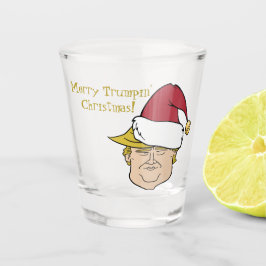 Copo De Shot Feliz Maga Trump Vidro de Natal