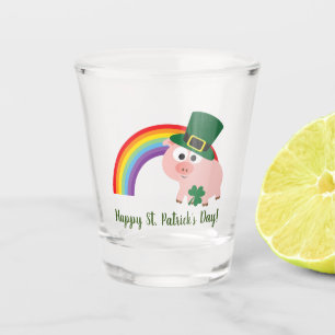 Copo De Shot Feliz Rua, dia de Patrick, Leprechaun