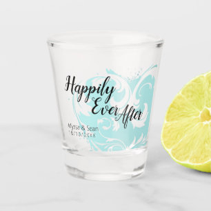 Copo De Shot Felizmente Depois De Casar FAVOR, Bomboniere Atiro