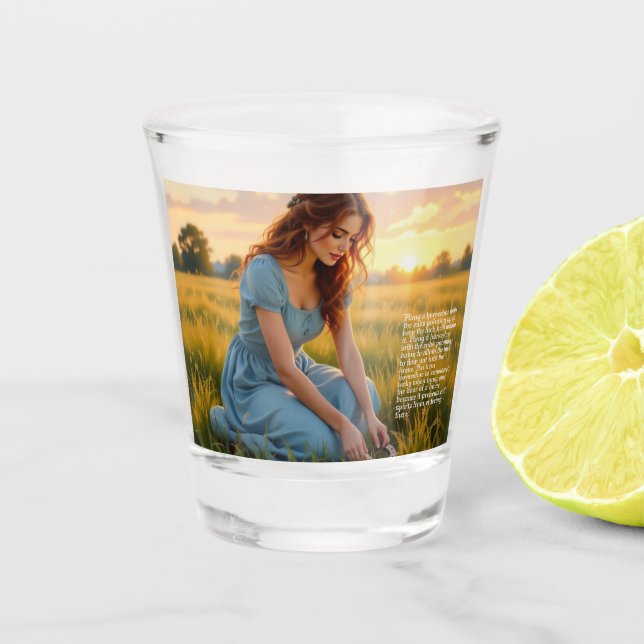 Copo De Shot Ferradura da Sorte  (Frente)