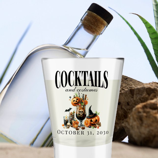 Copo De Shot Festa Adulta do Dia das Bruxas (Criador carregado)