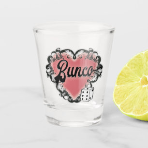 Copo De Shot Festa Bunco, Garotas Noite Fora Coração Rosa