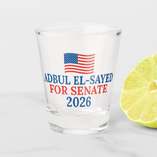 Copo De Shot Festa de Abdul El-Sayed para o Senado Eleição 2026