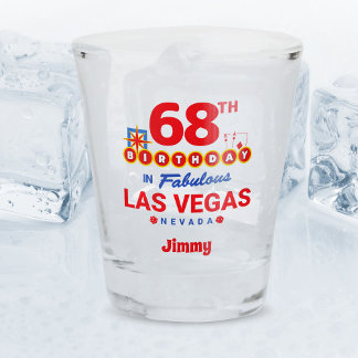 Copo De Shot Festa de Aniversário em Las Vegas - 68º Aniversári