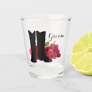 Copo De Shot Festa de Boots and Rosa do Cowboy Ocidental