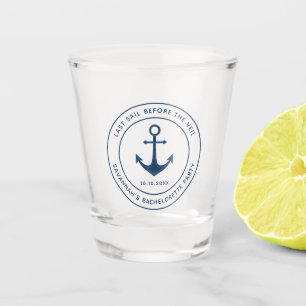 Copo De Shot Festa de Despedida de Solteira Nauti Última Vela A