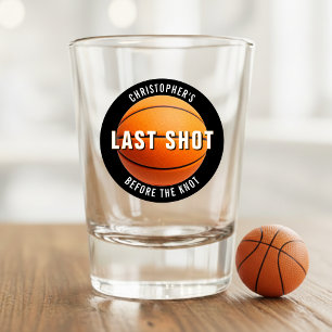 Copo De Shot Festa de Despedida de Solteiro de Basquete Último 