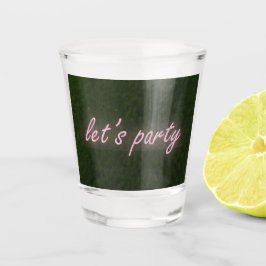 Copo De Shot Festa de Grama Artificial Neon Pink