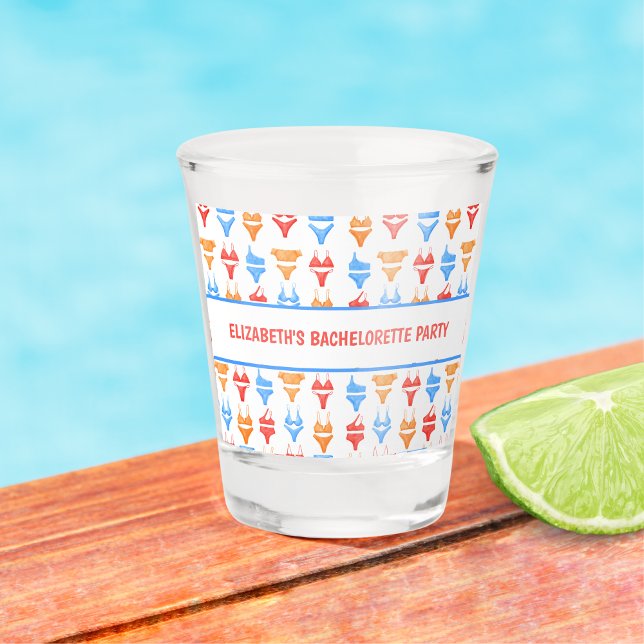 Copo De Shot Festa de Piscina de Maiô Divertida Personalizada p (Criador carregado)