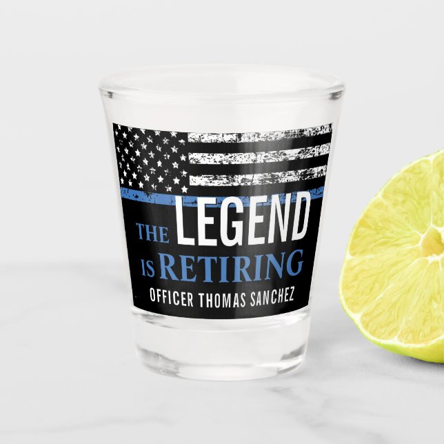 Copo De Shot Festa de Reforma da Polícia de Sinalizador de Linh (Frente)