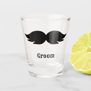 Copo De Shot Festa de solteiro / casamento bigode preto e farto