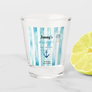 Copo De Shot Festa de solteiro de Stag com tema náutico