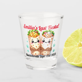Copo De Shot Fiesta Shot Glass Burritos Bachelorette Personaliz