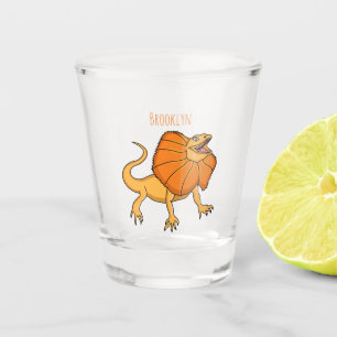 Copo De Shot Figura de desenho animado de lagarto-de-pescoço-f