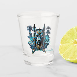 Copo De Shot Figura de fantasia egípcia.