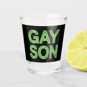 Copo De Shot Filho Gay Engraçado Orgulho LGBTQ