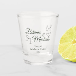 Copo De Shot Fim de Semana de Solteira Bikinis & Martinis