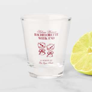 Copo De Shot Fim de Semana de Solteira com Drinks Modernos