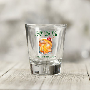 Copo De Shot Fim de Semana de Solteirão com Coquetel Old Fashio
