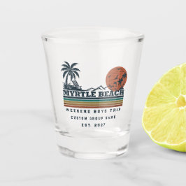 Copo De Shot Fim de Semana Personalizado em Myrtle Beach para D