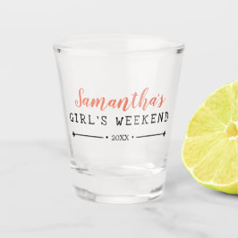 Copo De Shot Fim de Semana Personalizado para Meninas Ano