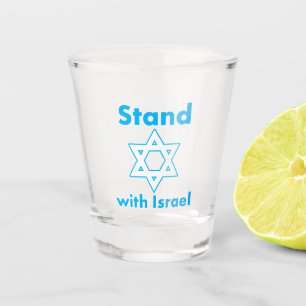 Copo De Shot Fique com Israel - Terra Santa Judia