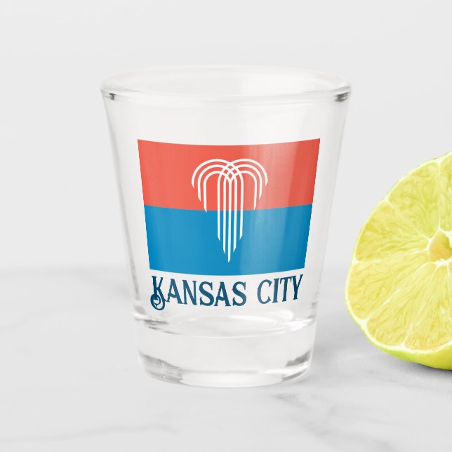 Copo De Shot Flag of Kansas City (2023), Missouri (Frente)