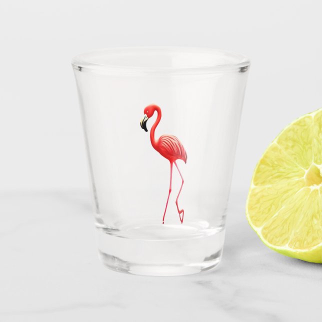 Copo De Shot Flamingo (Frente)