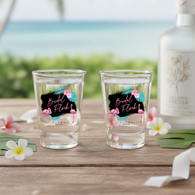 Copo De Shot Flamingo Solteira Encontro Matrimonial ID930 (Criador carregado)