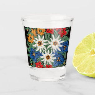 Copo De Shot Flor alpina suíça de Edelweiss