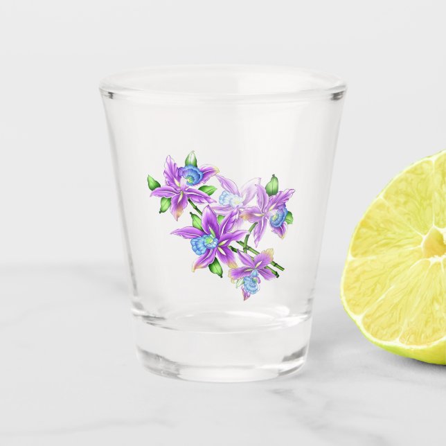 Copo De Shot Flores (Frente)