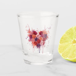 Copo De Shot Flores