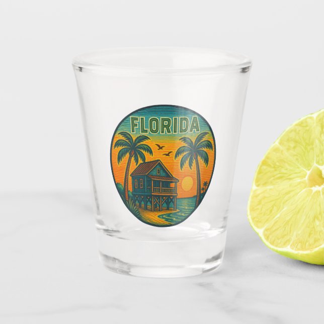 Copo De Shot Flórida State Shot Glass (Frente)