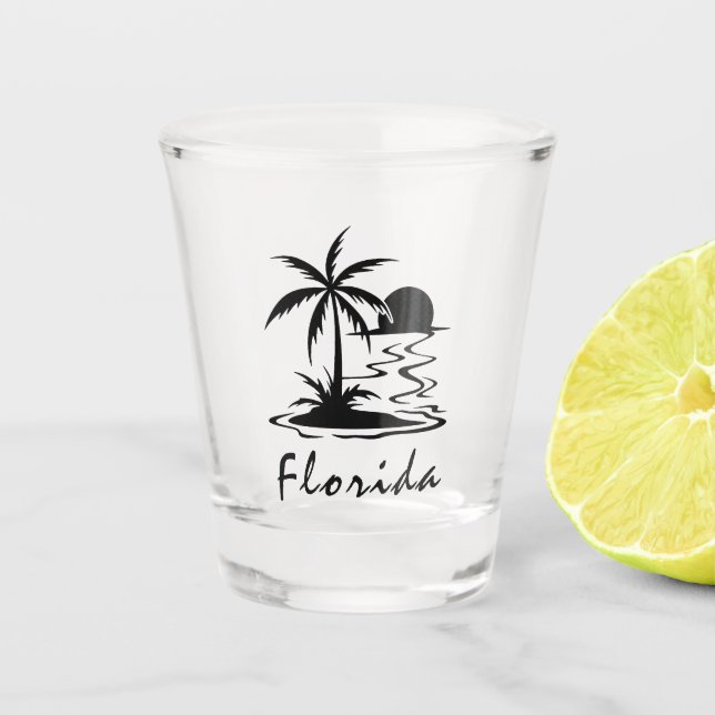 Copo De Shot Flórida Sunset Shot Glass (Frente)