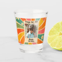 Foto Colorida Vintage Personalizada de Aniversário