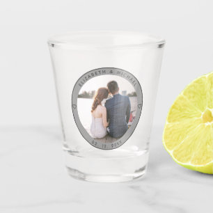 Copo De Shot Foto de casamento do Casal Moderno Minimalista New