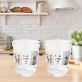 Copo De Shot Foto de Colagem Moderna Melhor Cão Mãe Nunca